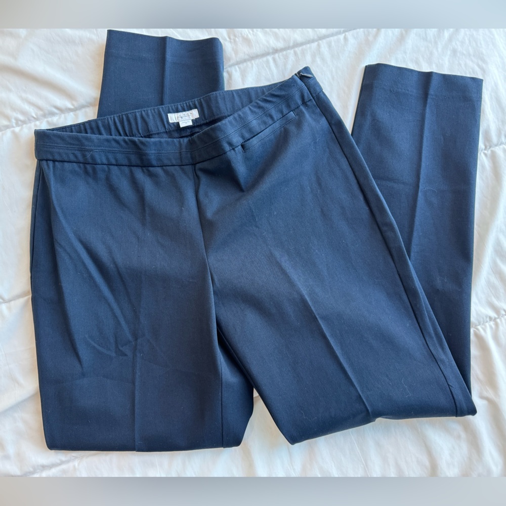 J. Jill Precision Stretch Pants in Navy - Size 10